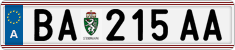 License plate of Austria, Regular plates
