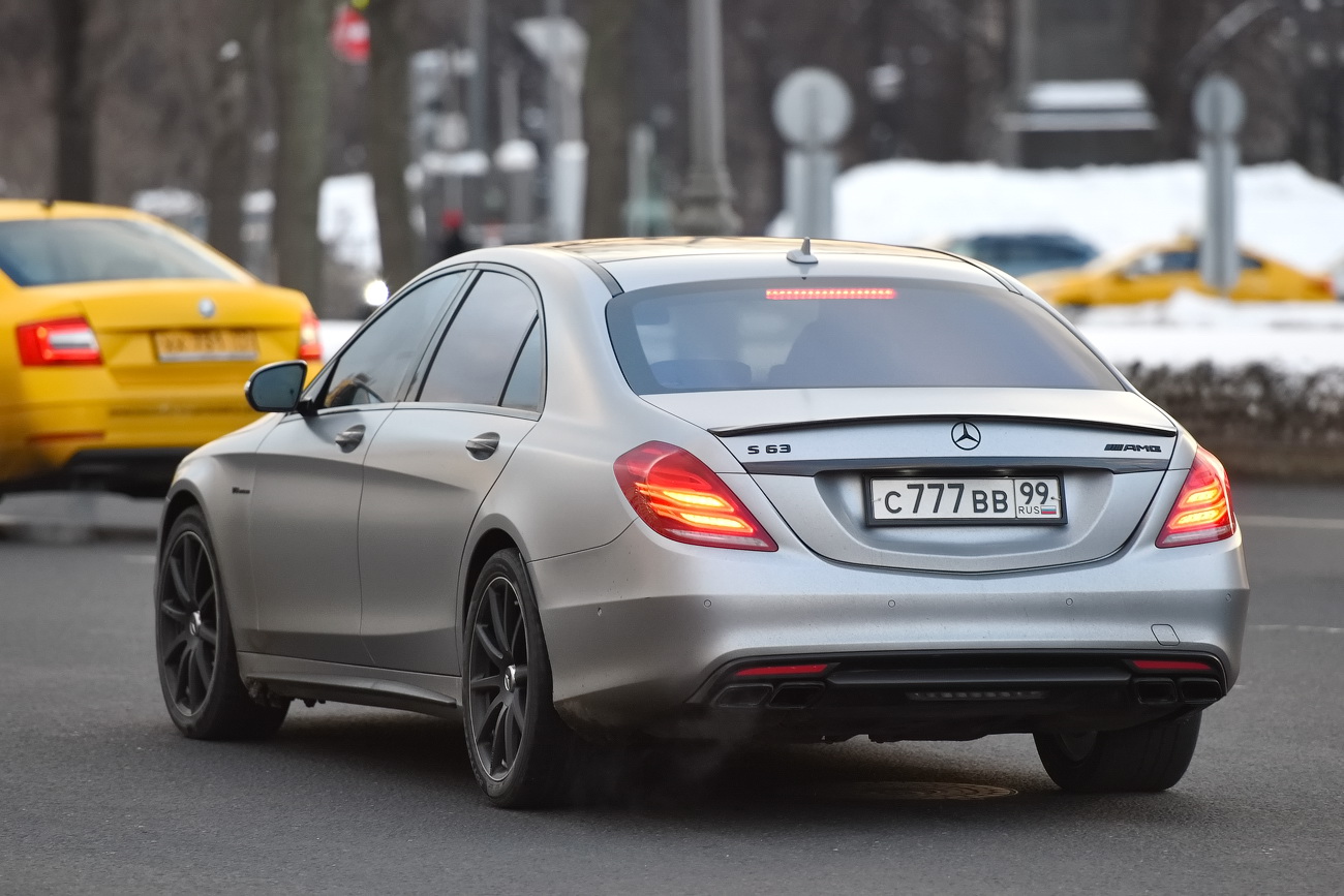 с 777 вв 99, Mercedes-Benz S-Klasse 8th gen Sedan (W222/V222), 2013–2020