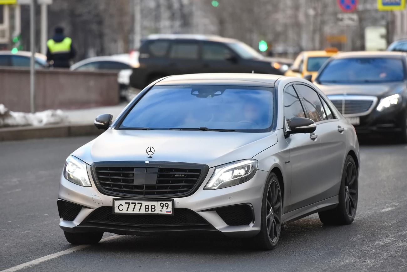 с 777 вв 99, Mercedes-Benz S-Klasse 8th gen Sedan (W222/V222), 2013–2020