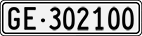 License plate of Switzerland, Cars