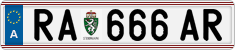 License plate of Austria, Regular plates