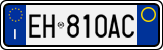 License plate of Italy, Cars (1994 year series)