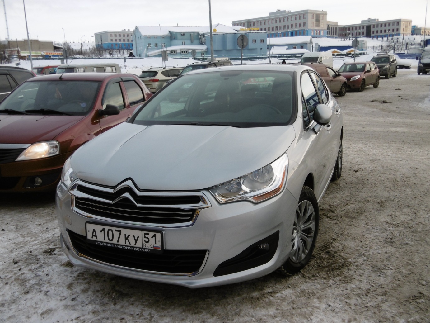 а 107 ку 51, Citroёn C4 2nd gen Sedan (B73), 2012–2016 (–2017 for LATAM-market)