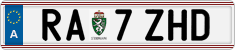 License plate of Austria, Regular plates