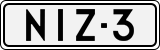 License plate of Finland, Cars