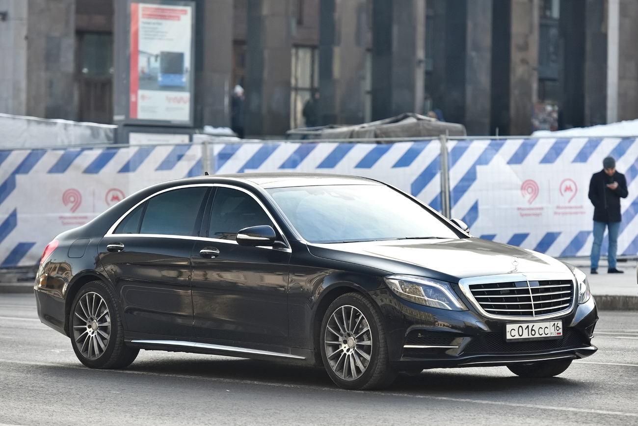 с 016 сс 16, Mercedes-Benz S-Klasse 8th gen Sedan (W222/V222), 2013–2020