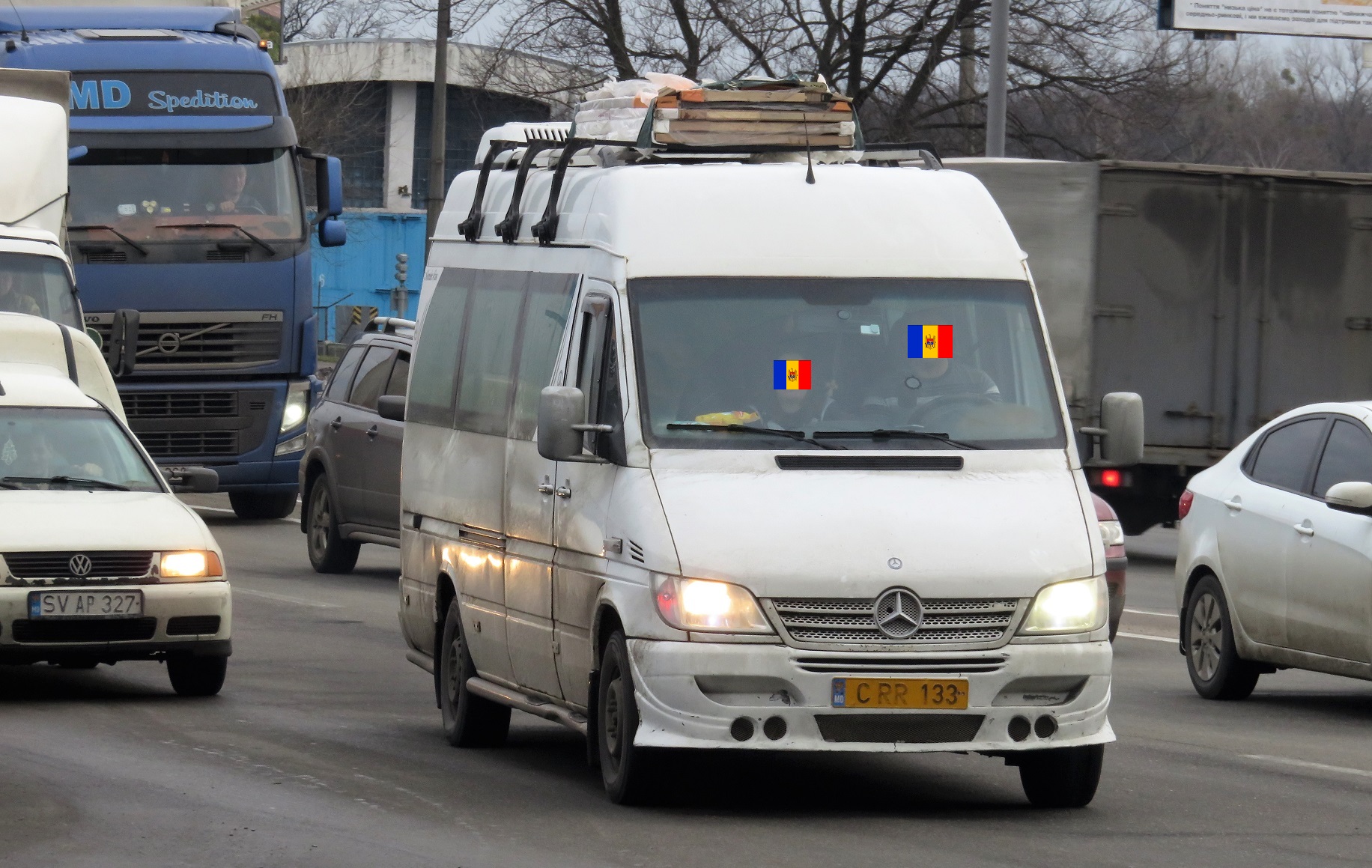 C RR 133, Mercedes-Benz Sprinter 1st gen (Classic) (W901–905), facelift, 2000–2006 (2013–2018 for CIS-market)