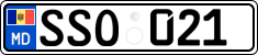 License plate of Moldova, Cars (2015)