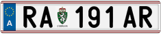 License plate of Austria, Regular plates