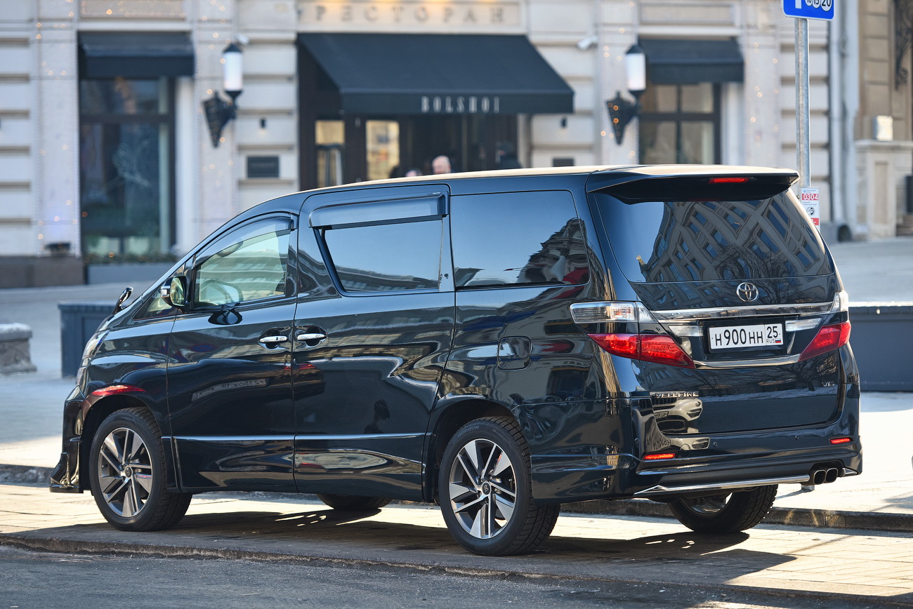 н 900 нн 25, Toyota Vellfire 1st gen (AH20), 2008–2015