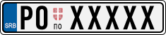 License plate of Serbia, Vanity Plates