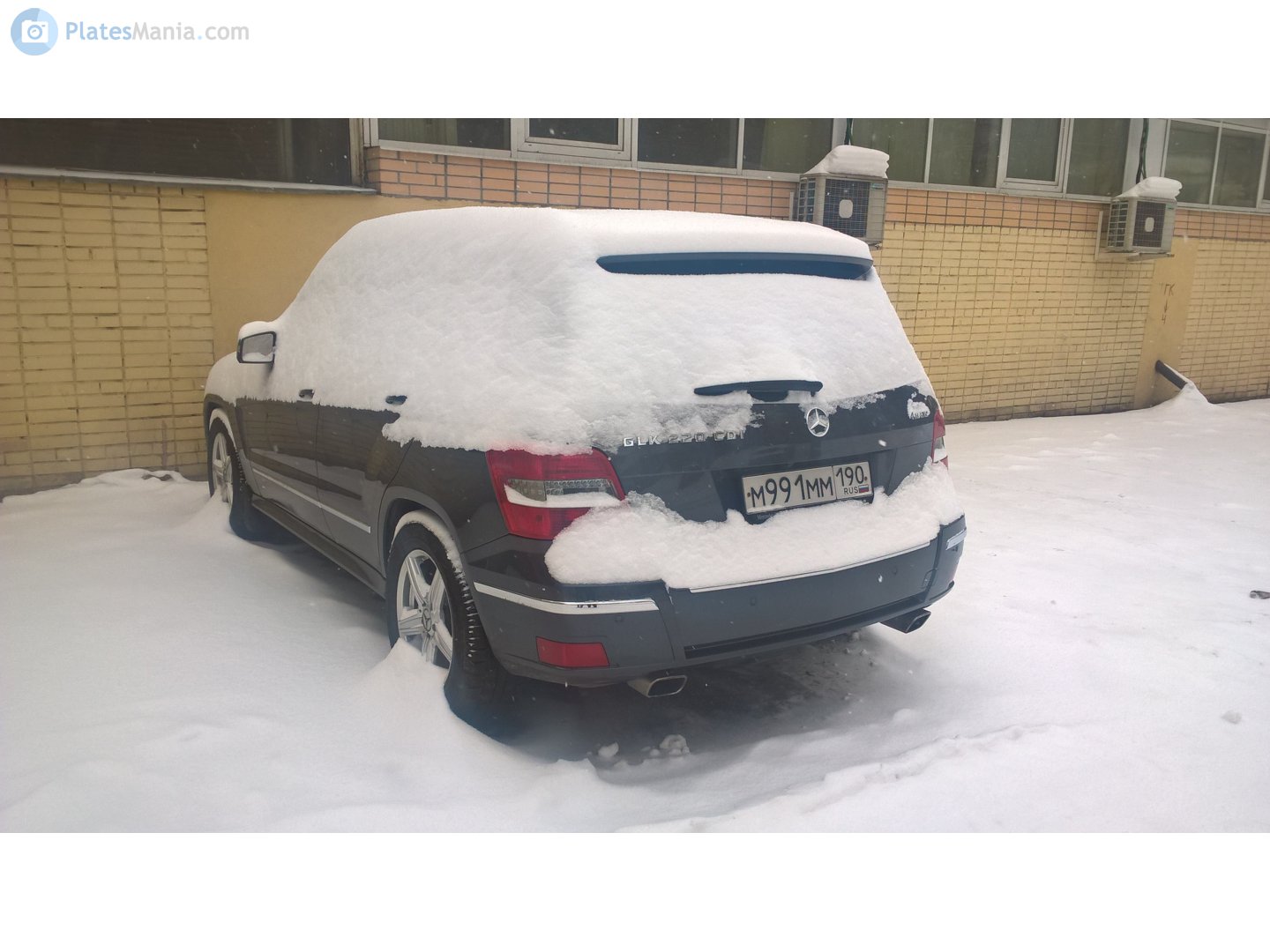 м 991 мм 190, Mercedes-Benz GLK-Klasse 1st gen (X204), 2008–2012