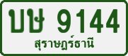 License plate of Thailand, Private owners