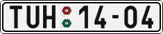 License plate of the Czech Republic, Cars (1960)