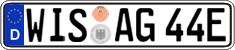 German license plate, Electric vehicles