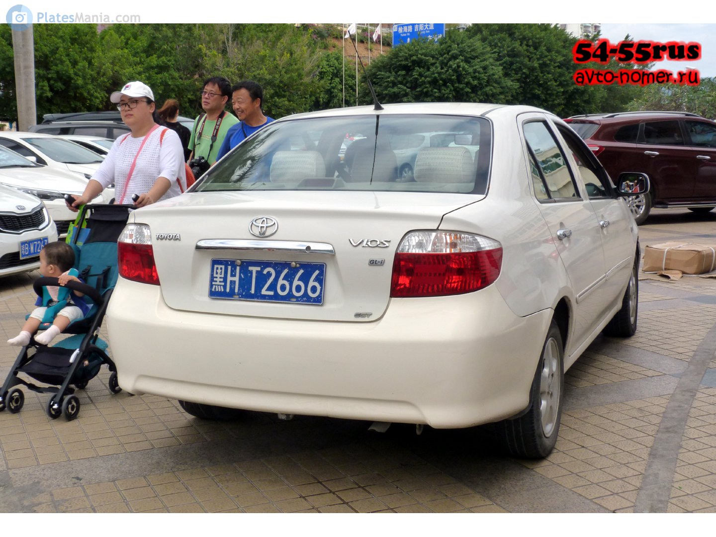 黑H·T2666, Toyota Vios 1st gen (Soluna Vios) Sedan (XP40), 2002–2017 (–2014 for TW-market)