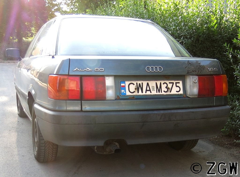 CWA M375, Audi 80 3rd gen (B3/89), 1986–1991