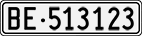 License plate of Switzerland, Cars