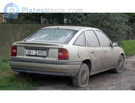6BI T 6052, Opel Vectra