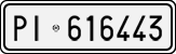 License plate of Italy, Cars (1927 year series)