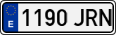 License plates of Spain, Ordinary (2000)