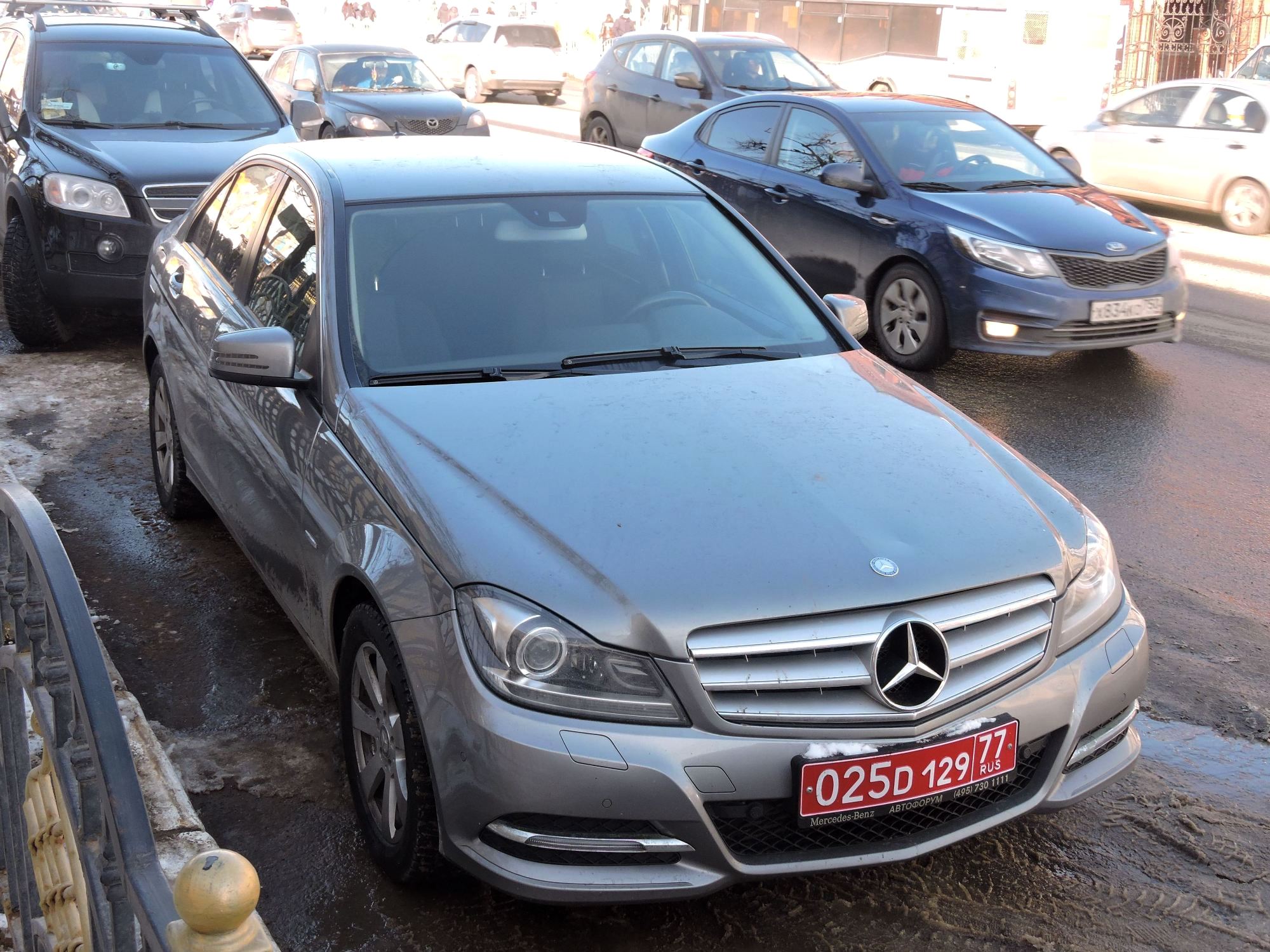 025 D 129 77, Mercedes-Benz C-Klasse 3rd gen Sedan (W204), 2007–2015