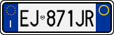 License plate of Italy, Cars (1994 year series)