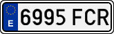 License plates of Spain, Ordinary (2000)