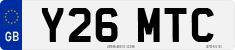 License plate of the United Kingdom, 1983 year system