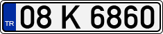 License plate of Turkey, Regular plates