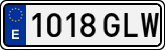 License plates of Spain, Ordinary (2000)