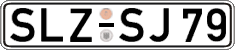 German license plate, Regular plates