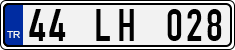 License plate of Turkey, Regular plates