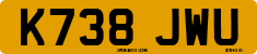 License plate of the United Kingdom, 1983 year system