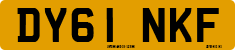 License plate of the United Kingdom, 2001 year system