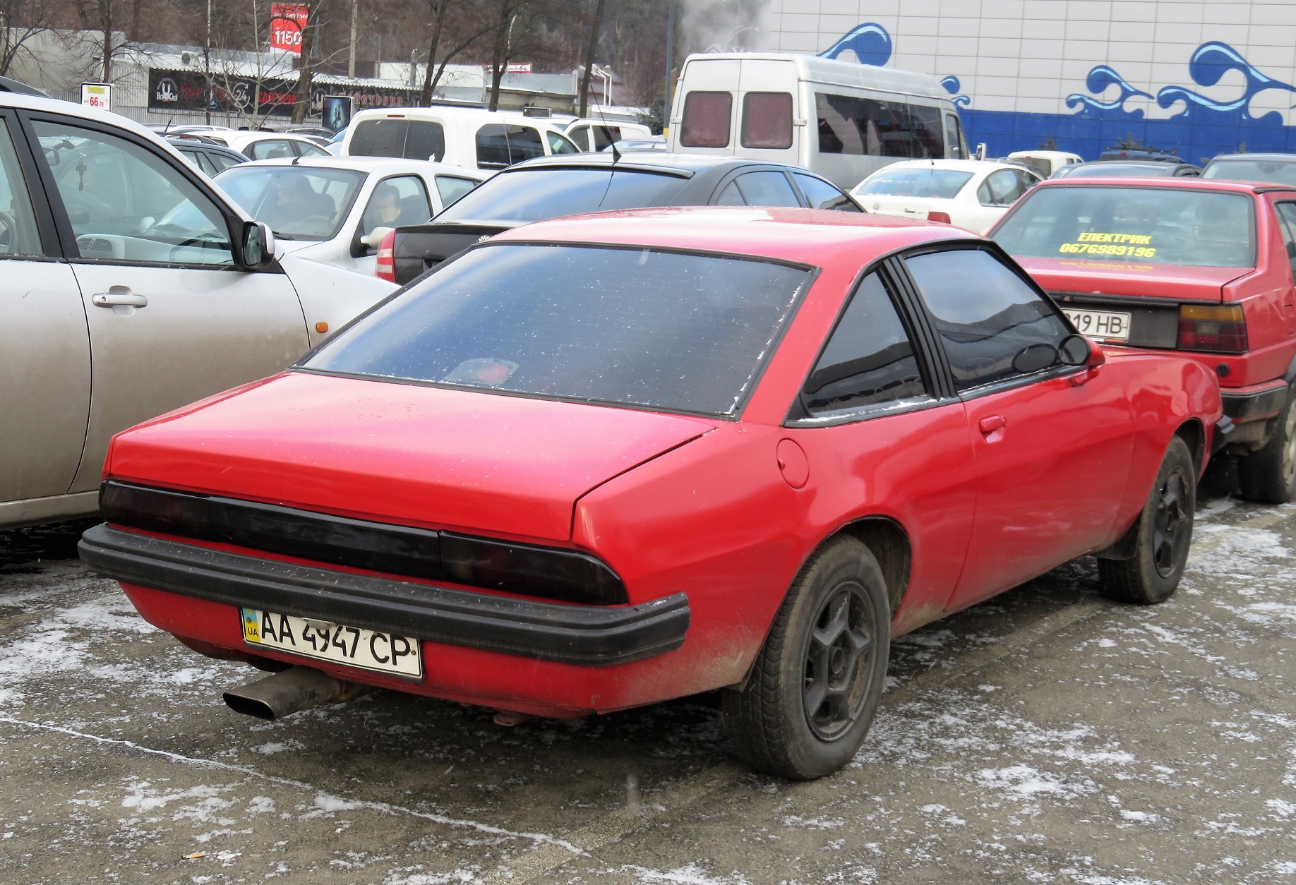 AA 4947 CP, Opel Manta 2nd gen Coupé (B2), facelift, 1982–1988