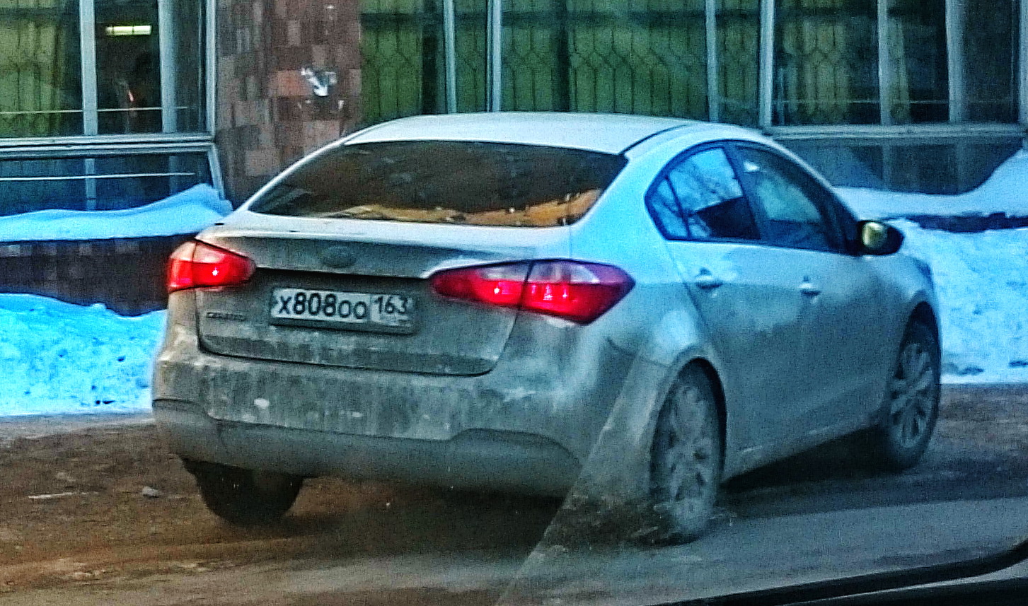 х 808 оо 163, Kia Cerato 3rd gen Sedan (YD), 2012–2016