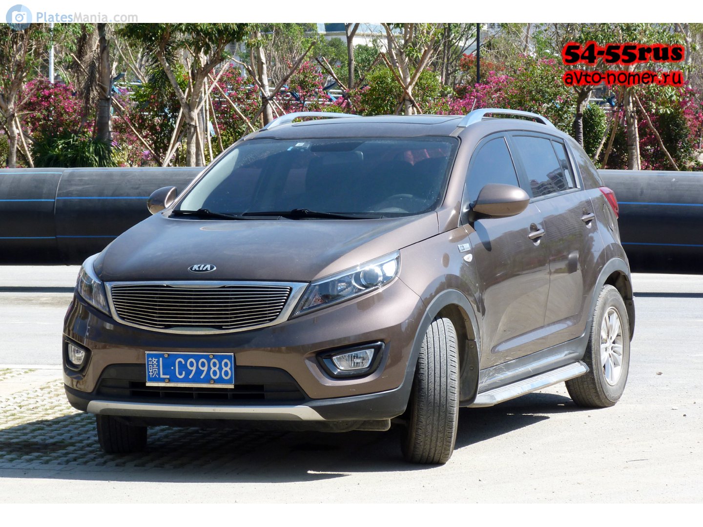 赣L·C9988, Kia Sportage 3rd gen R (SL; CN-market), facelift, 2014–2018