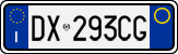 License plate of Italy, Cars (1994 year series)