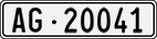 License plate of Switzerland, Cars
