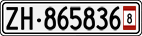 License plate of Switzerland, Provisional