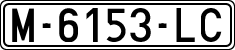 License plates of Spain, 1971 year series