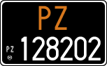 License plate of Italy, Cars (1927 year series)