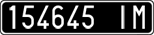 License plate of Italy, Cars (1927 year series)
