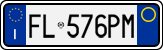 License plate of Italy, Cars (1994 year series)