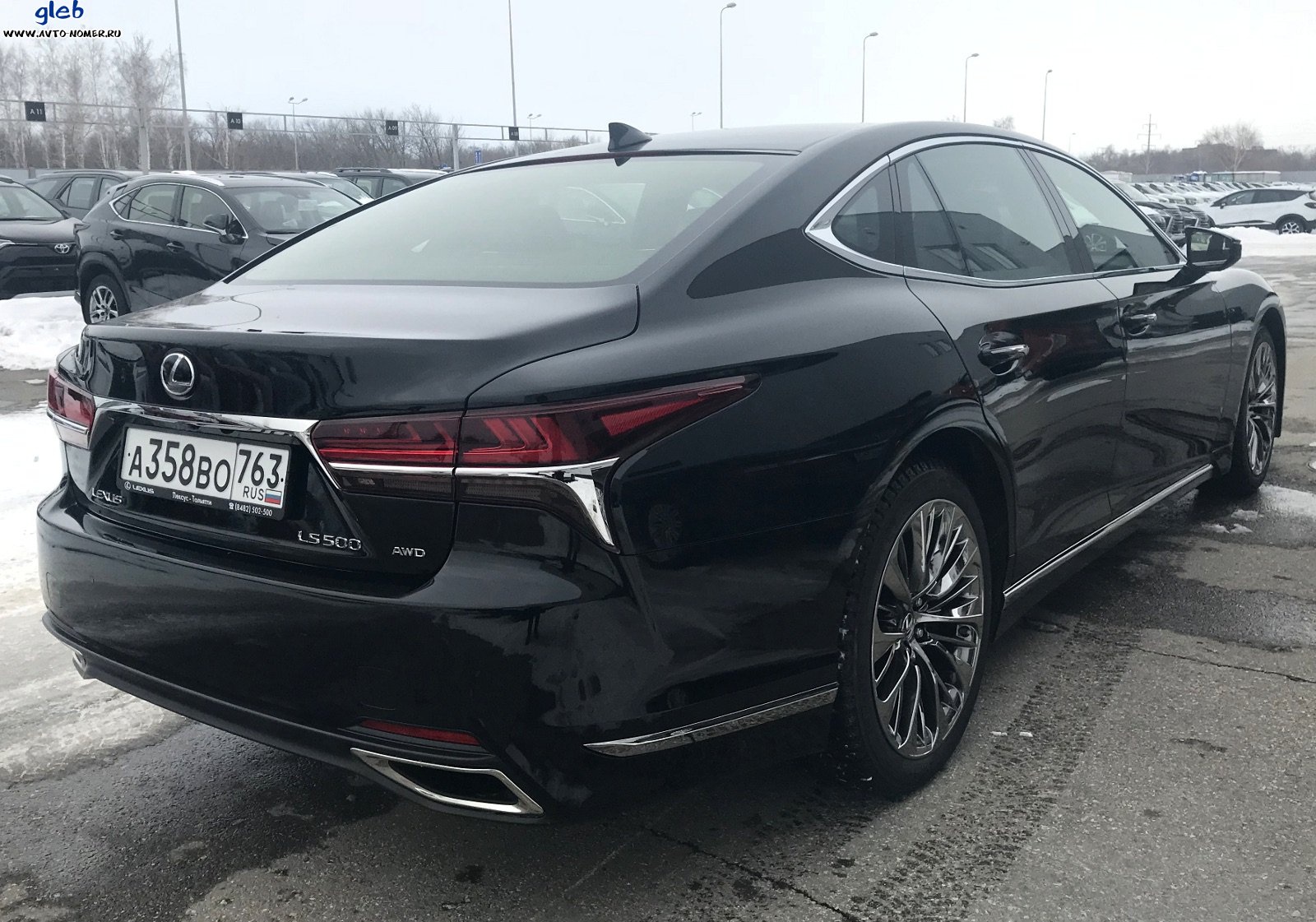 а 358 во 763, Lexus LS 5th gen (XF50), 2017–