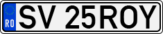 License plate of Romania, Regular plates