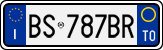License plate of Italy, Cars (1994 year series)
