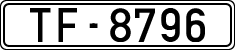 License plates of Spain, 1900 year series