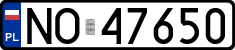 License plates of Poland, Regular car plates